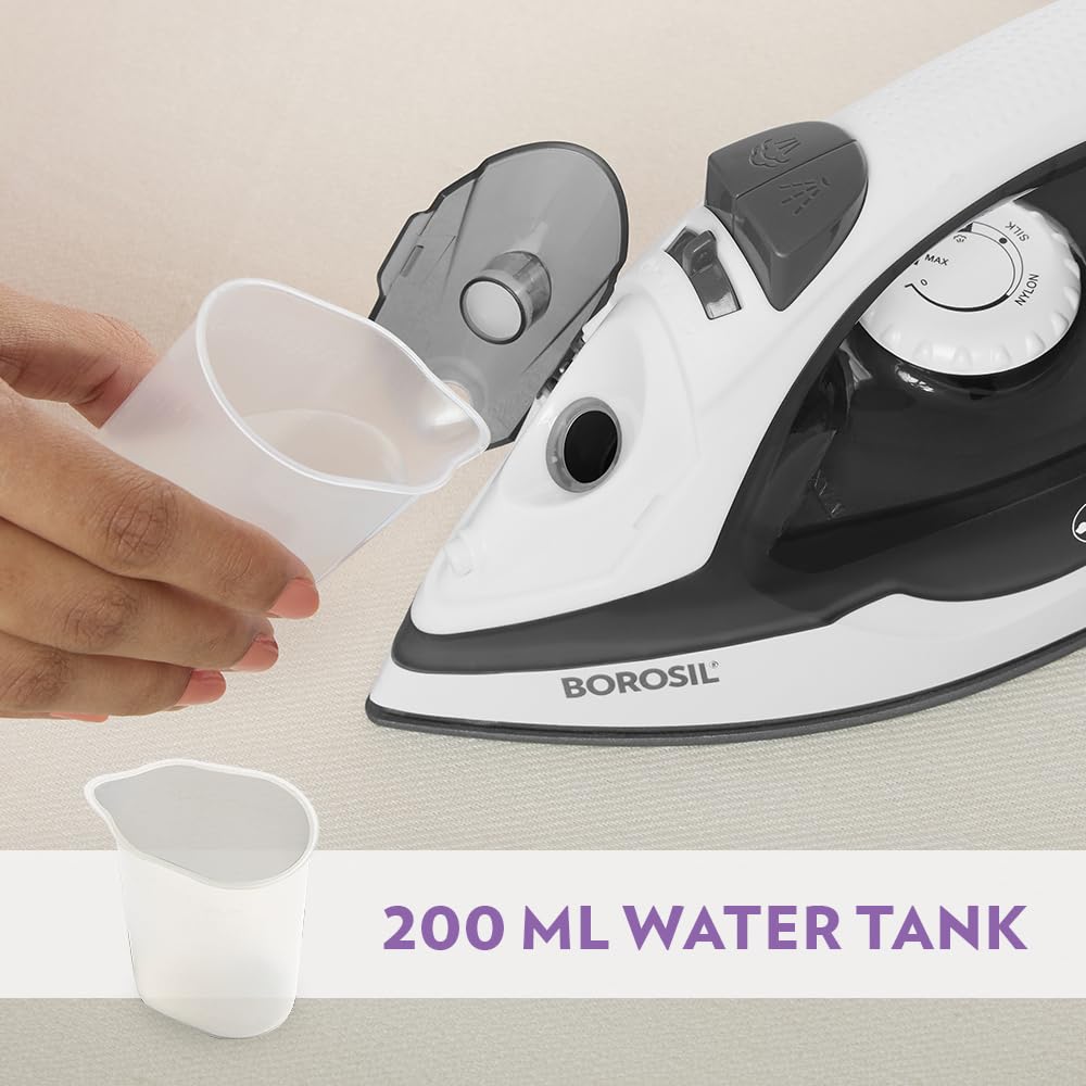 Borosil Smart Press Steam Iron - Wrinkle-Free! -9
