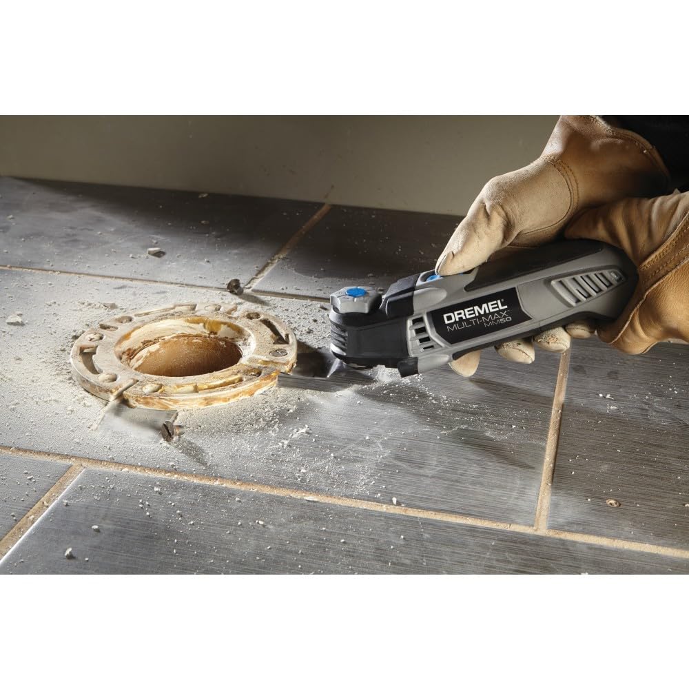 Dremel Confezione da 4 lame oscillanti bimetalliche multitool per taglio a filo, ideale per applicazioni di taglio di legno e metallo, interfaccia universale Quick-Fit adatta a Bosch, Makita