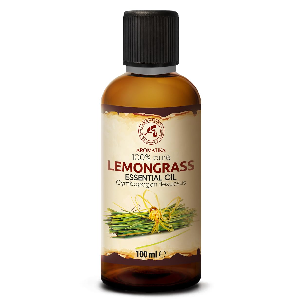 Olejek Eteryczny z Trawy Cytrynowej 100 ml - Cymbopogon Flexuosus - Olejek Aromatyczny do Dyfuzora - Aromaterapia - Świece Zapachowe - Mydła - Odświeżanie Powietrza