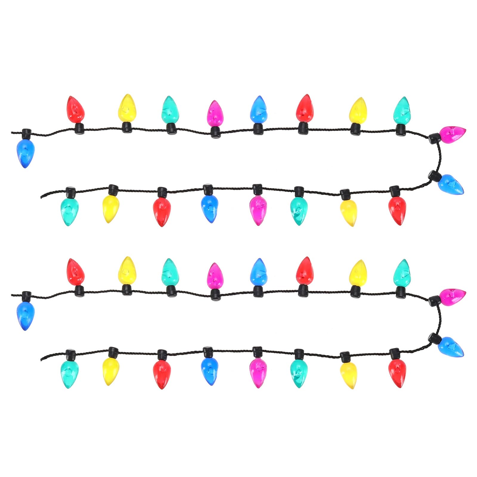 VGOL 2pcs Mini Dollhouse Accessories Dollhouse Furniture Lamp Miniature Gnome Accessories 1/12 Colored String Light Miniature House Light Decor 24cm