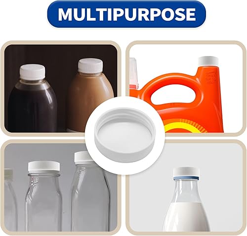 Miniatura 6 de 6 tapas para botellas de agua de 2.087 in, tapas de jarra de agua con tapa de rosca para jarras de 3 o 5 galones