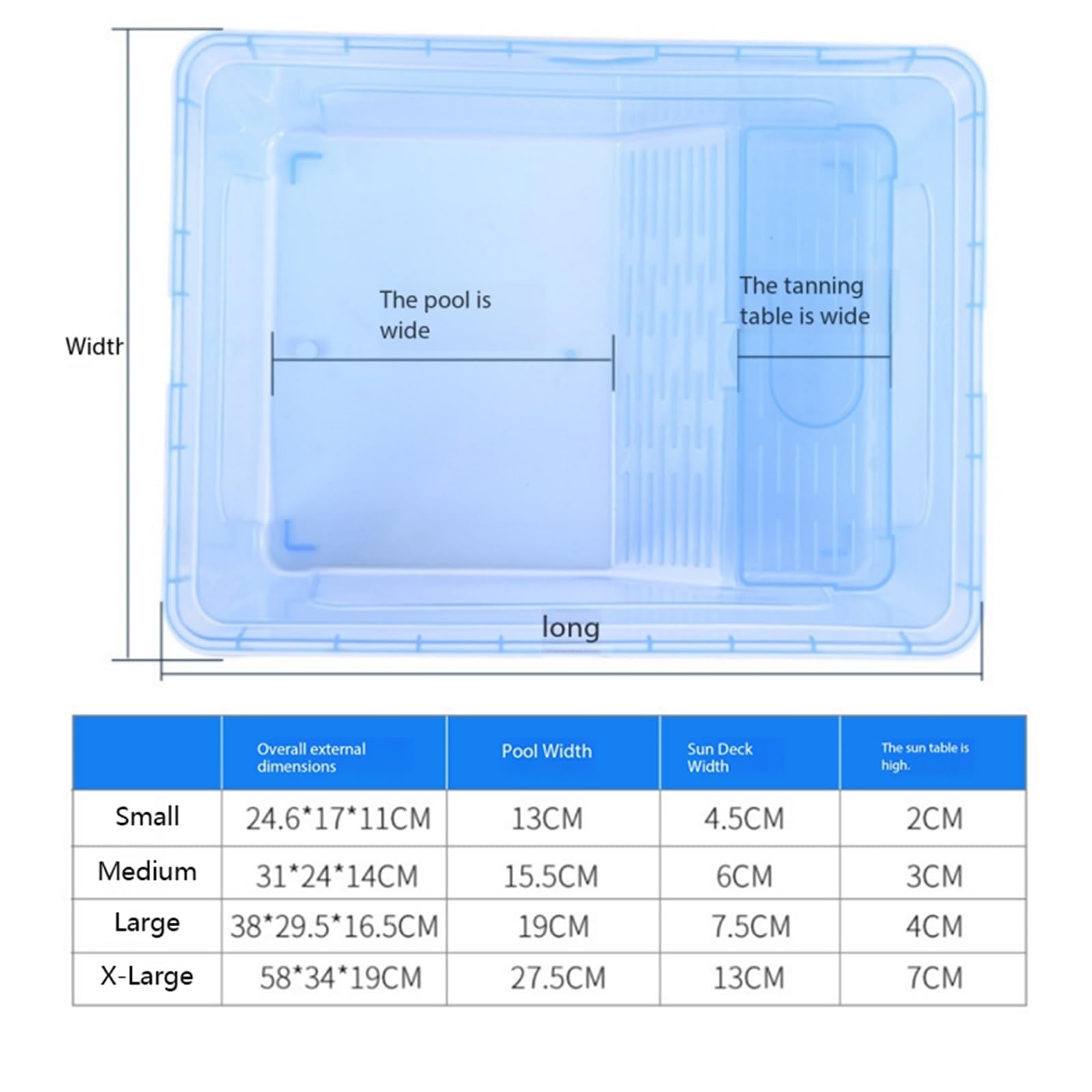 Siedlisko terrarium Zintegrowana platforma wspinaczkowa ze zbiornikiem ekologicznym dla żółwi Terrarium akwariowe(XL)
