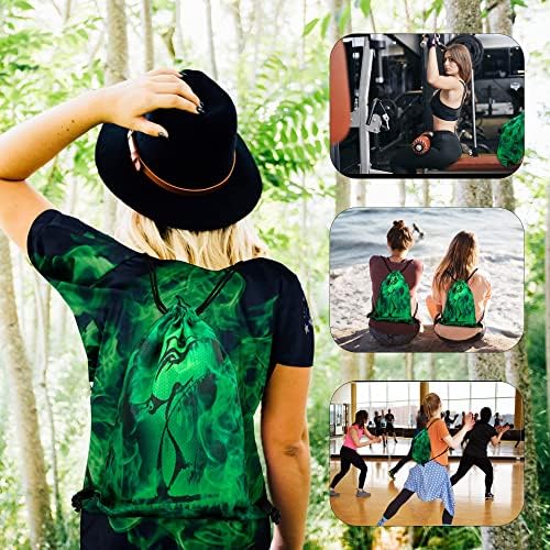 Drawstring Bag-Printing Abstract Green Drawstring Backpack Sports Gym Backpack Swimming Travel Backpack for Men & Women 8 Drawstring Bag-Printing Abstract Green Drawstring Backpack Sports Gym Backpack Swimming Travel Backpack for Men & Women