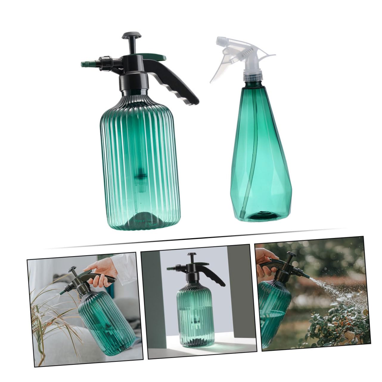 Milisten 4pièces Arrosoir à Pression avec Pulvérisateur Outil Pratique pour Arrosage De Plantes Intérieur Et Extérieur