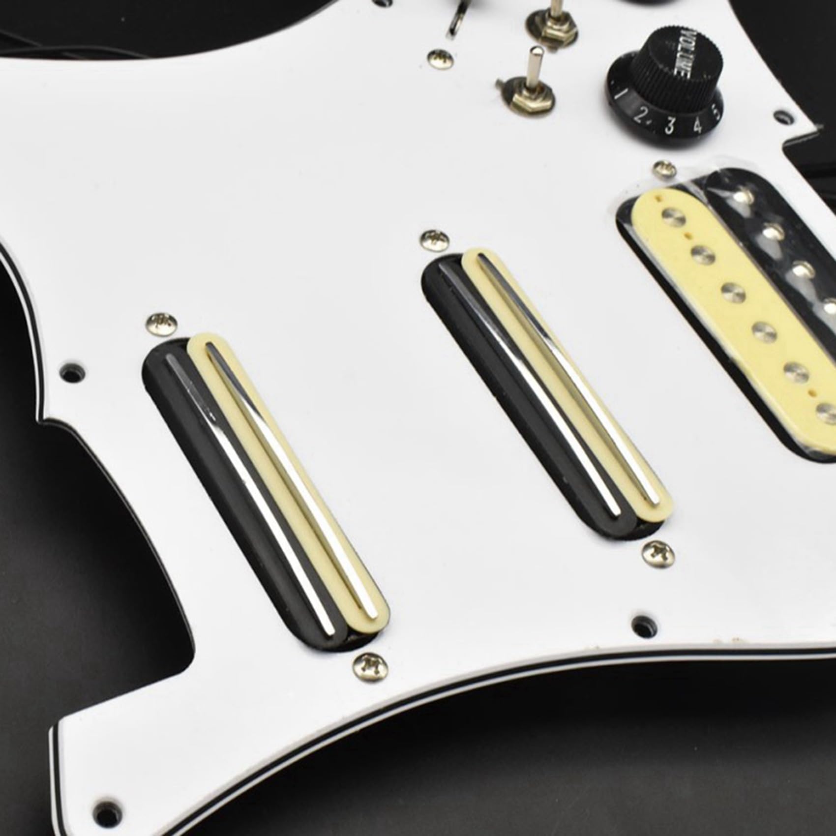 3X Chitarra Elettrica Pickguard Pickup Cablaggio Caricato Battipenna Precablato Chitarra Pickguard Scratchplate Pickup Assembly