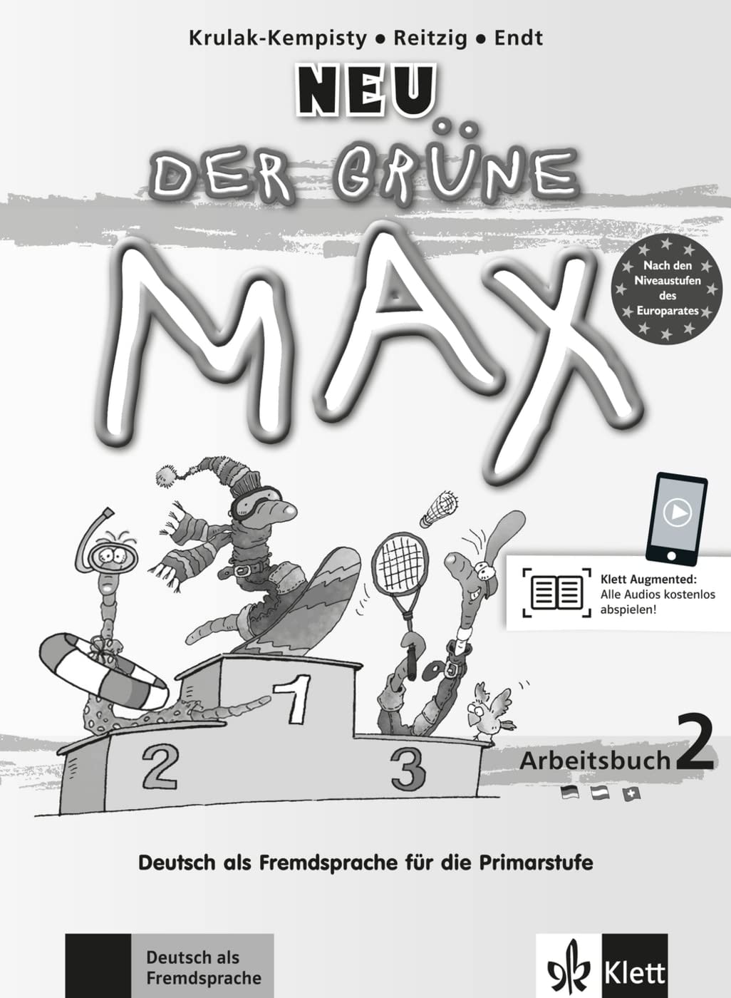 Der grune Max Neu: Arbeitsbuch 2 mit Audio-CD