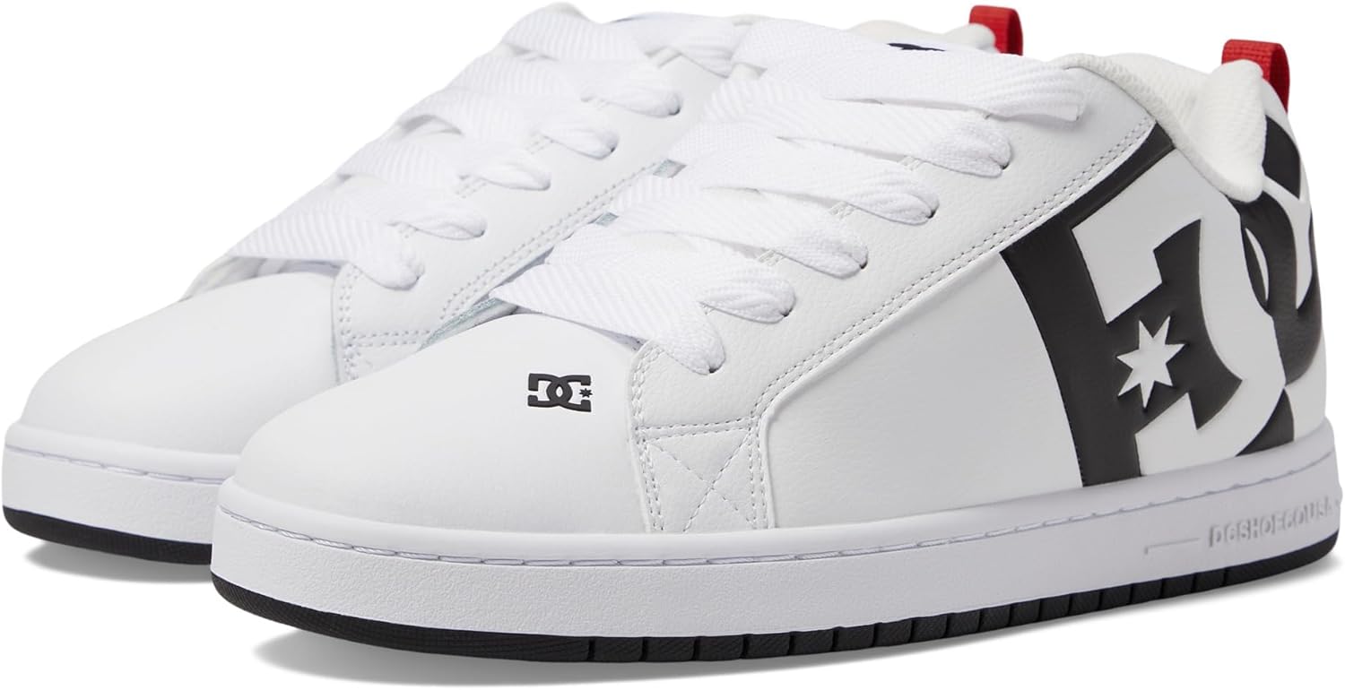 DC Mens Court Graffik Sq Low Skate Shoe