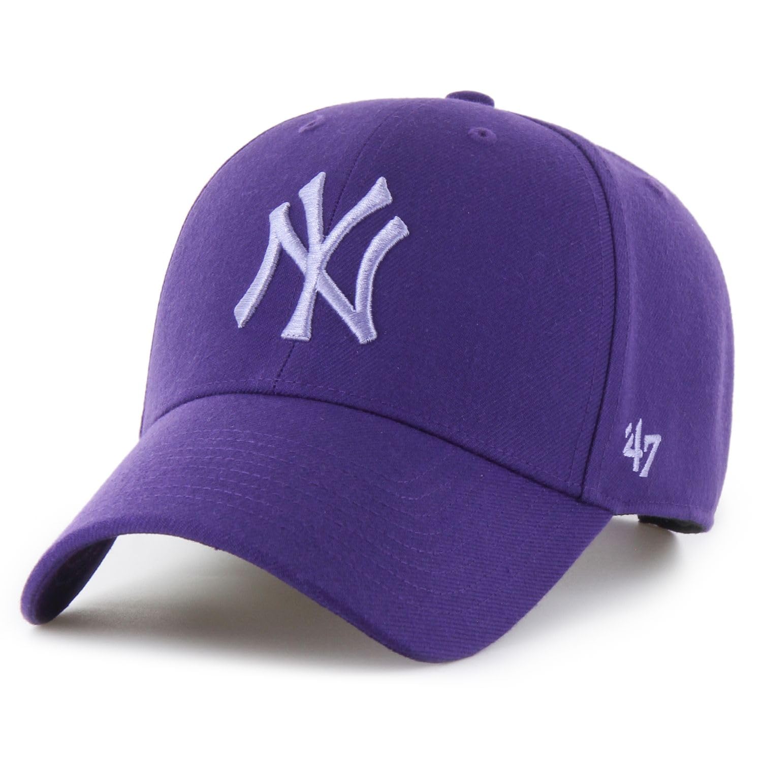 Men's Purple 47 Brand Snapback Cap - Mvp New York Yankees