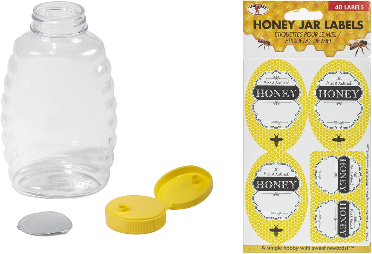 Little Giant® Plastic Honey Jar Kit Honey Harvesting