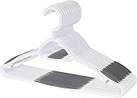 Neatfreak 12-Pack Deluxe Non-Slip Clothes Hangers - Space-Saving 360° Swivel, Soft Grips for Shirts, Pants, Jackets - Made in North America