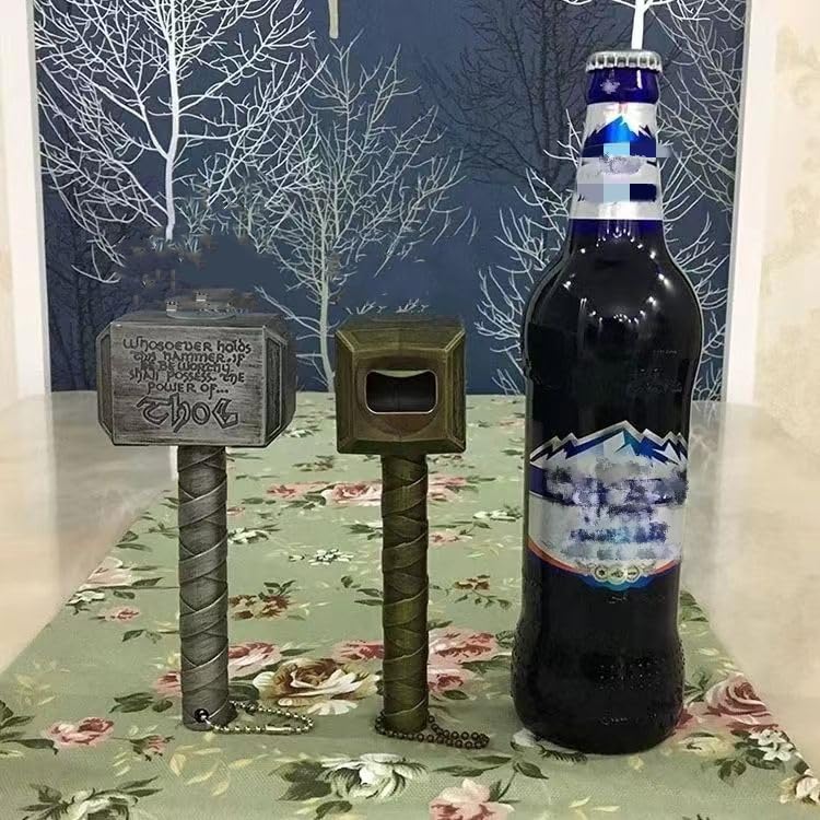 Apribottiglie A Martello Di Thor - Decorativo Per Bar E Appassionati Marvel - Foto 11