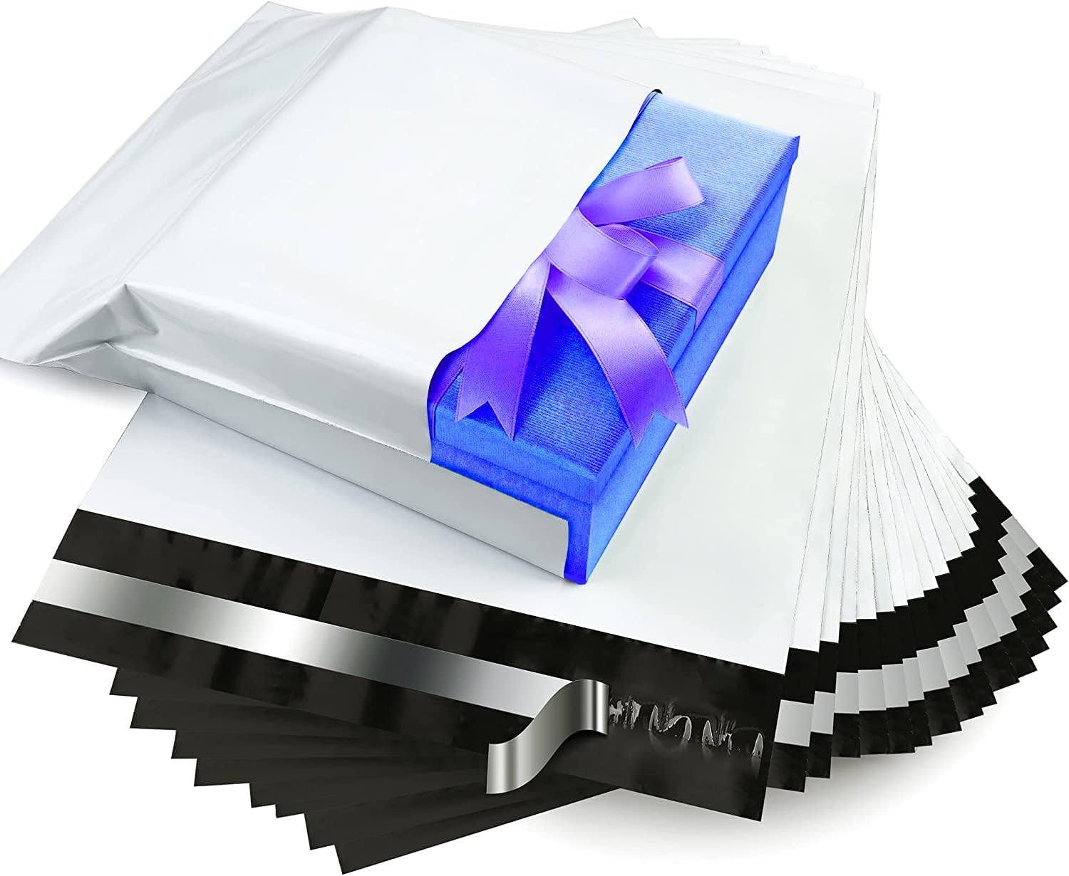 Ultrathick Poly Mailers 6x9"|9x12"|10x13"|12x15.5"|14.5x19"|19x24"|24x24" 50|100|200|500|1000 Pack Self Sealing Package Envelopes, Water Proof Self Seal Poly Bags