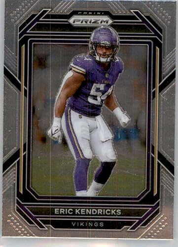 2022 Panini Prizm Football #193 Eric Kendricks Minnesota Vikings Official NFL Trading Card (Stock Photo shown, card is in Near Mint to Mint