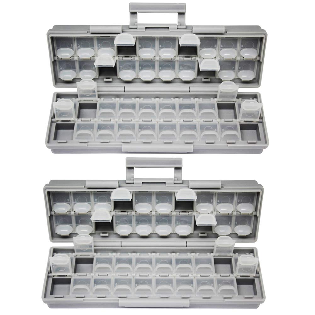 2 units AideTek BOX-ALL 40 Compartments Varied Size Organizer The Flexible Solution for Mixed Small Parts