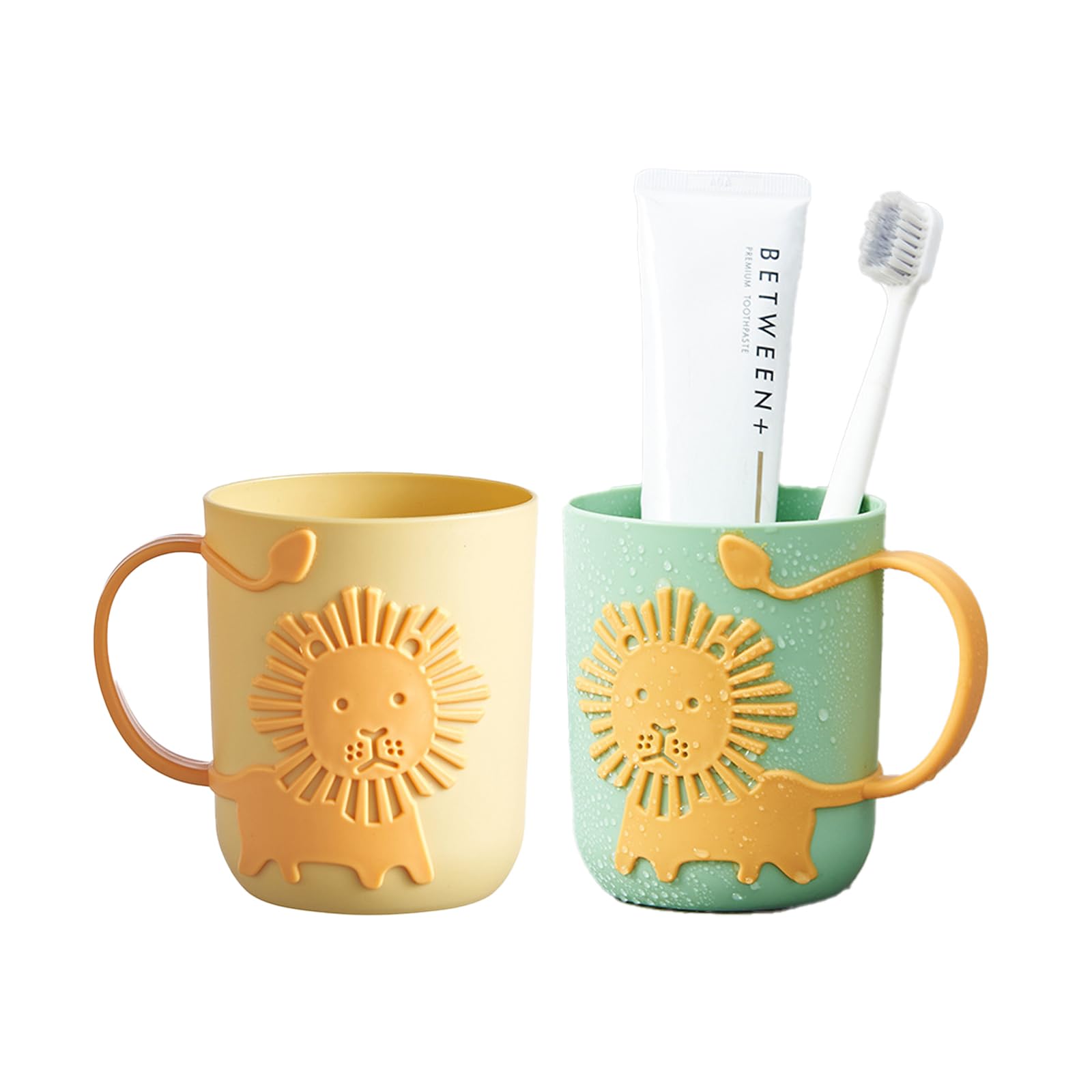 2 Bicchieri Per Spazzolini Da Denti | In Plastica Alimentare PP | Infrangibili | Diametro 8cm - Foto 5