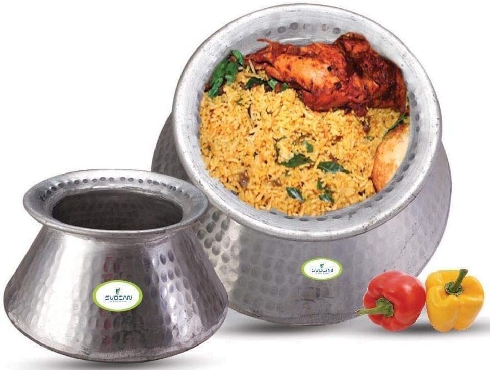 New Aluminum Rice BIRYANI Pot 4 KG Capacity DEGDA DEAGE COOKWARE Chef Utensil