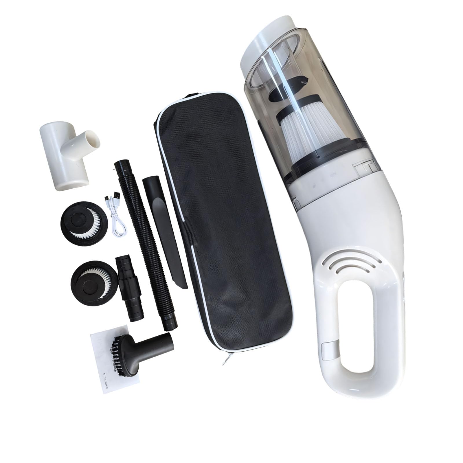 Kalttoy Rechargeable Compressed Blower Handheld Vacuuming Cleaner for Car Desktop Home Cleaning Small Car Vacuuming Cleaner