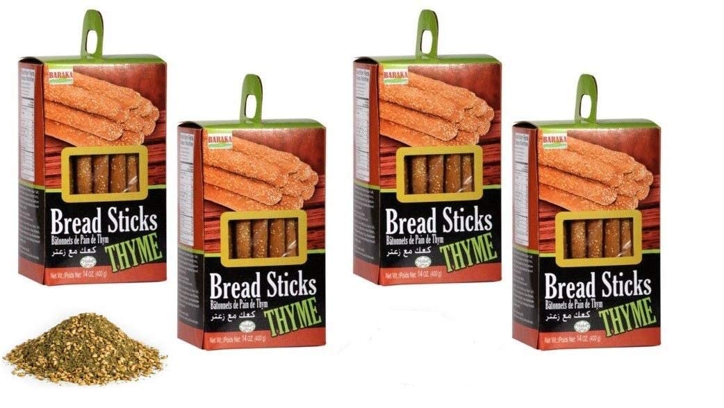 Mediterranean Breadsticks with Thyme and Sesame 14Oz. (400 g) 4 Packs