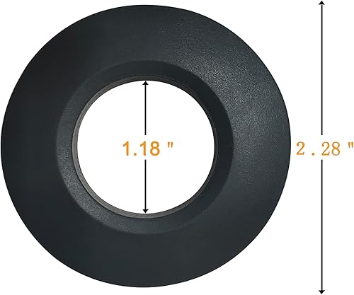 Miniatura 3 de 4 anillos de goteo de remo de kayak, anillo de goteo de paleta de canoa de goma, ajuste universal para tu eje de remo de kayak, accesorios de remo