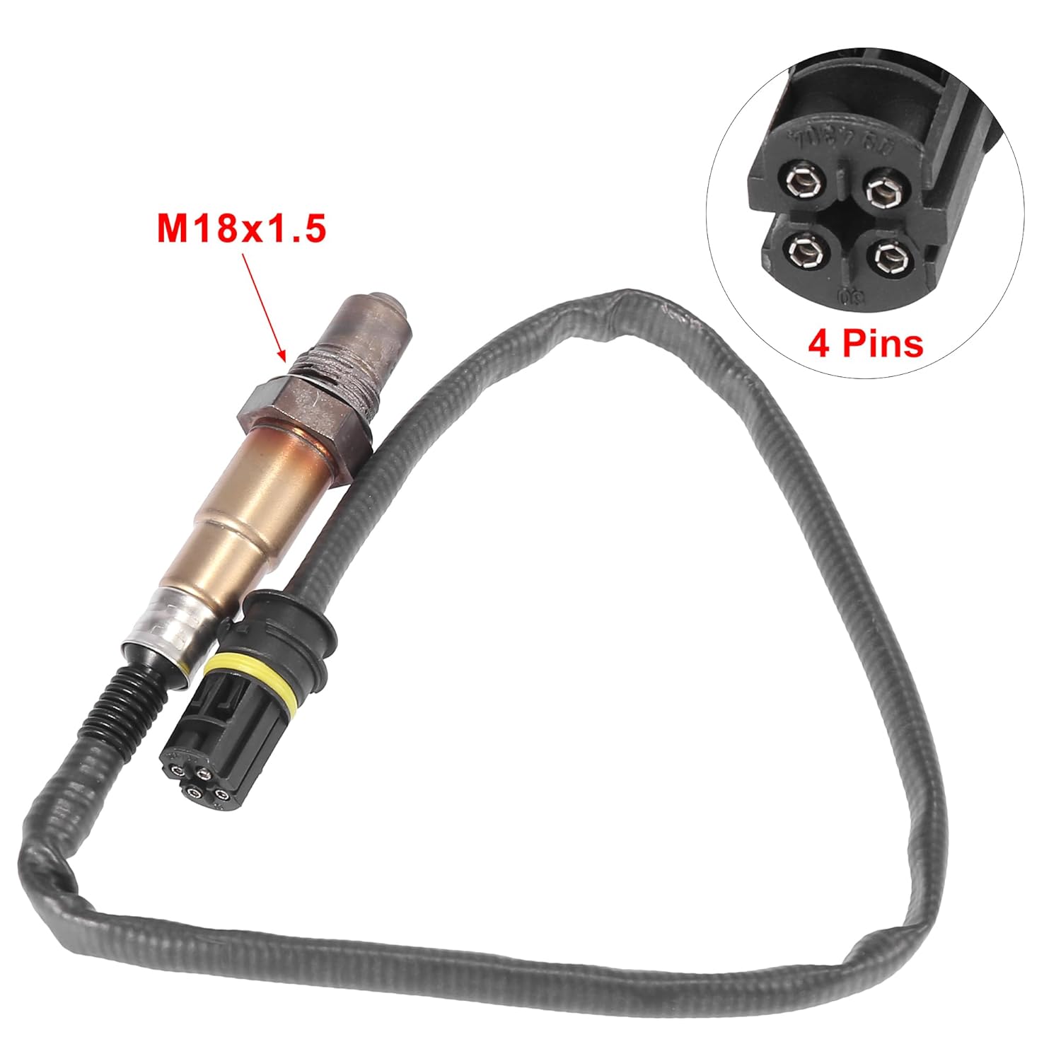 X AUTOHAUX Oxygen Sensor Air Fuel Ratio Downstream O2 Sensor Replacement 11787614322 for BMW X5 2011-2015
