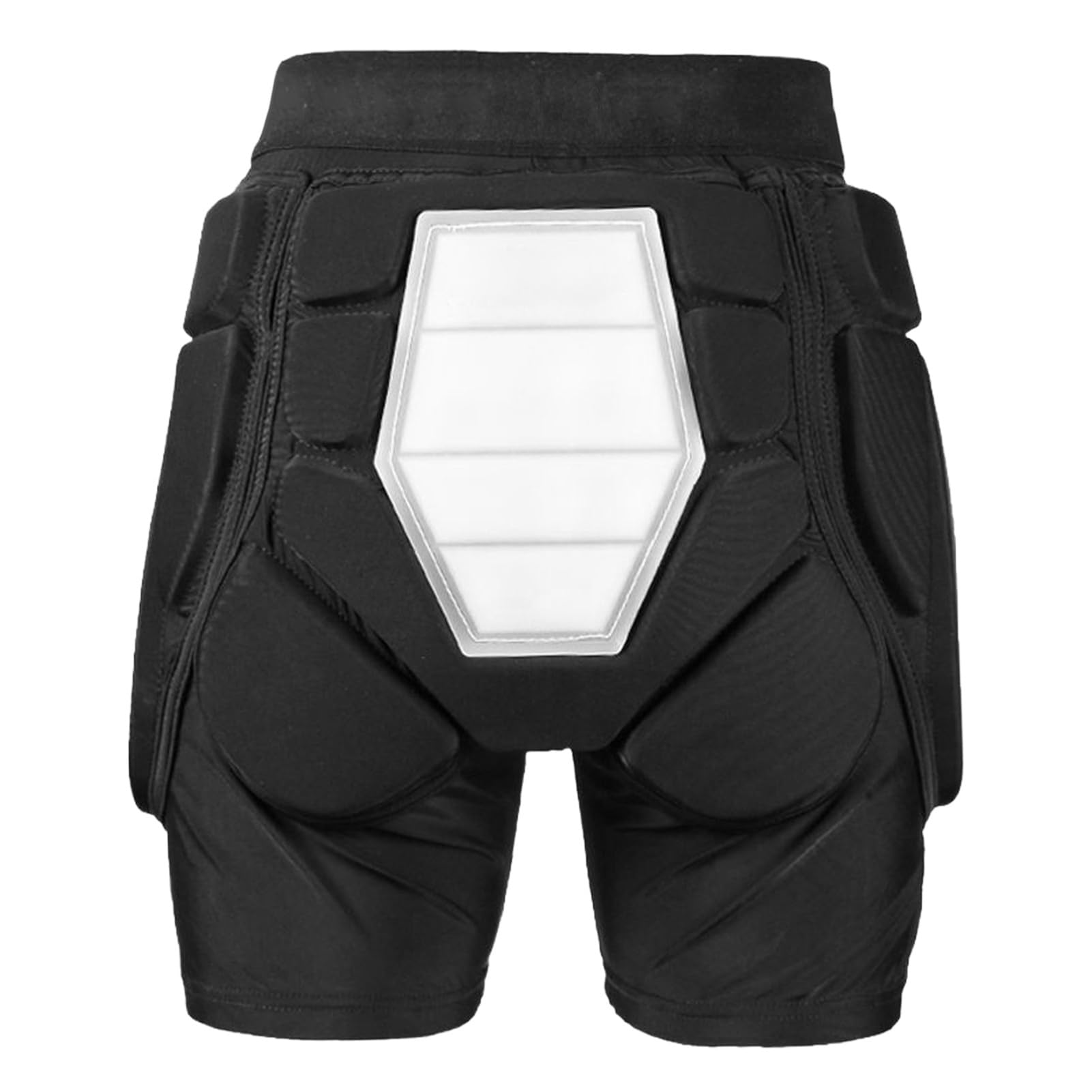 Short de Protection rembourré 3D avec Coussinet de Fesses en Silicone EVA pour Le Snowboard et Le Patinage