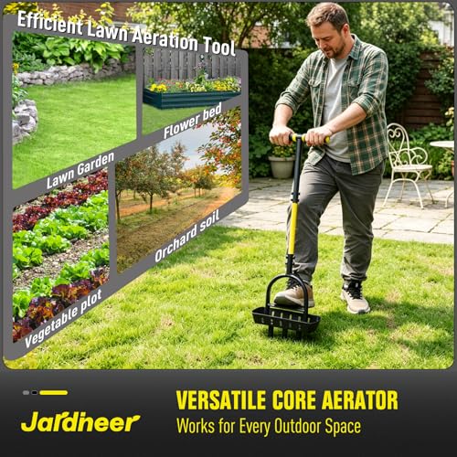 Jardineer herramienta manual para airear césped miniatura 5
