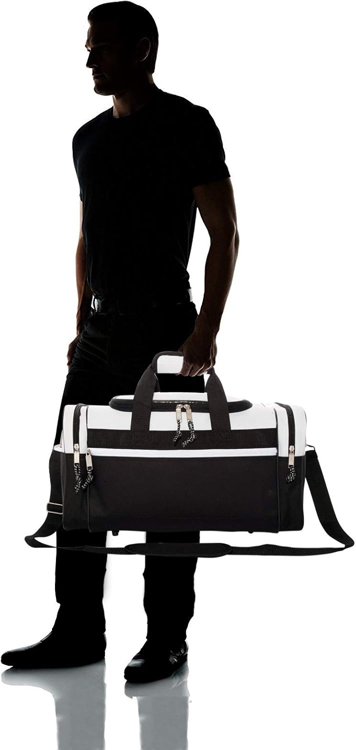 DALIX 17" Blank Duffle Bag Duffel Bag Travel Size Sports Durable Gym Bag - Image 7