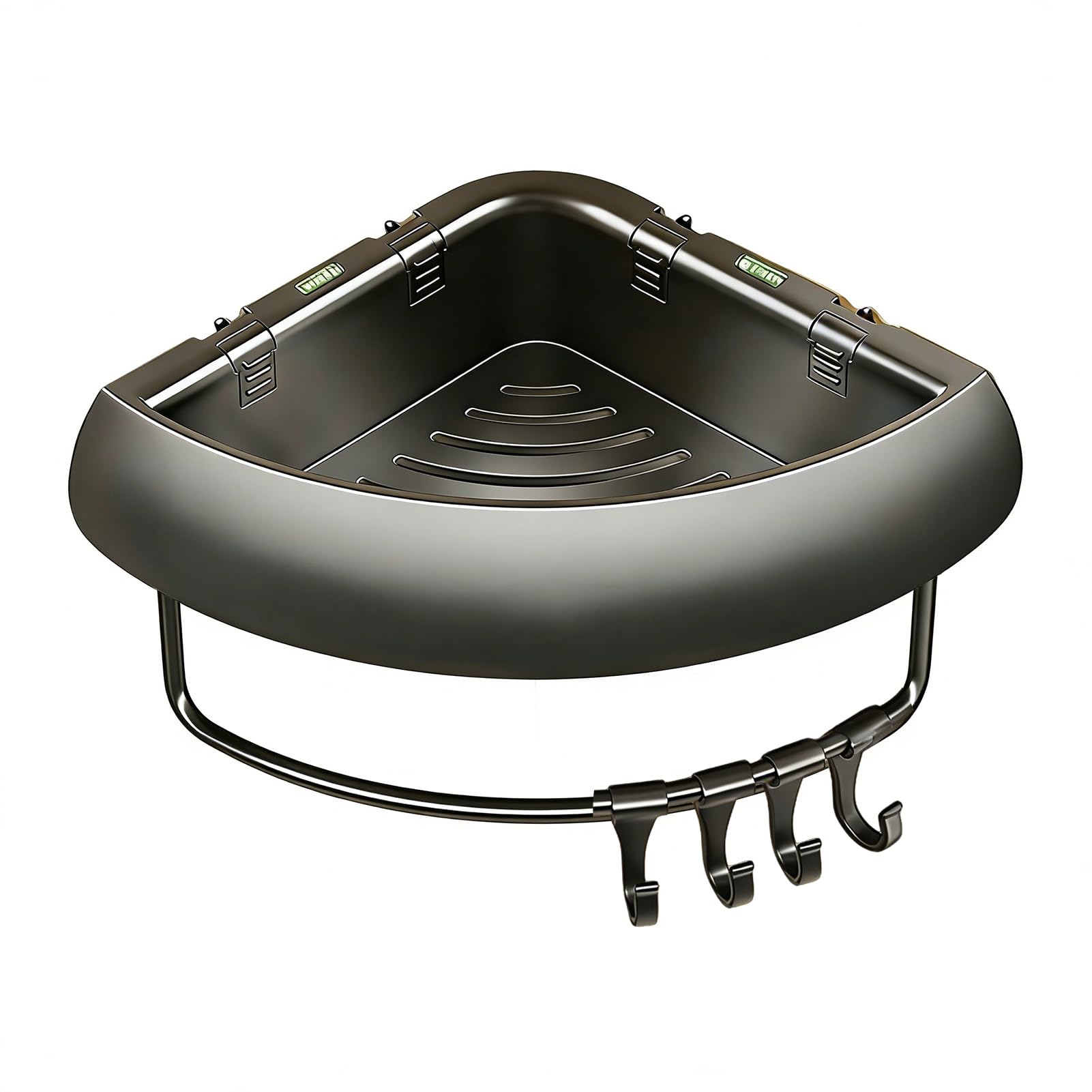 Rangement douche d'angle pour résoudre le manque de place sans abîmer le carrelage mural