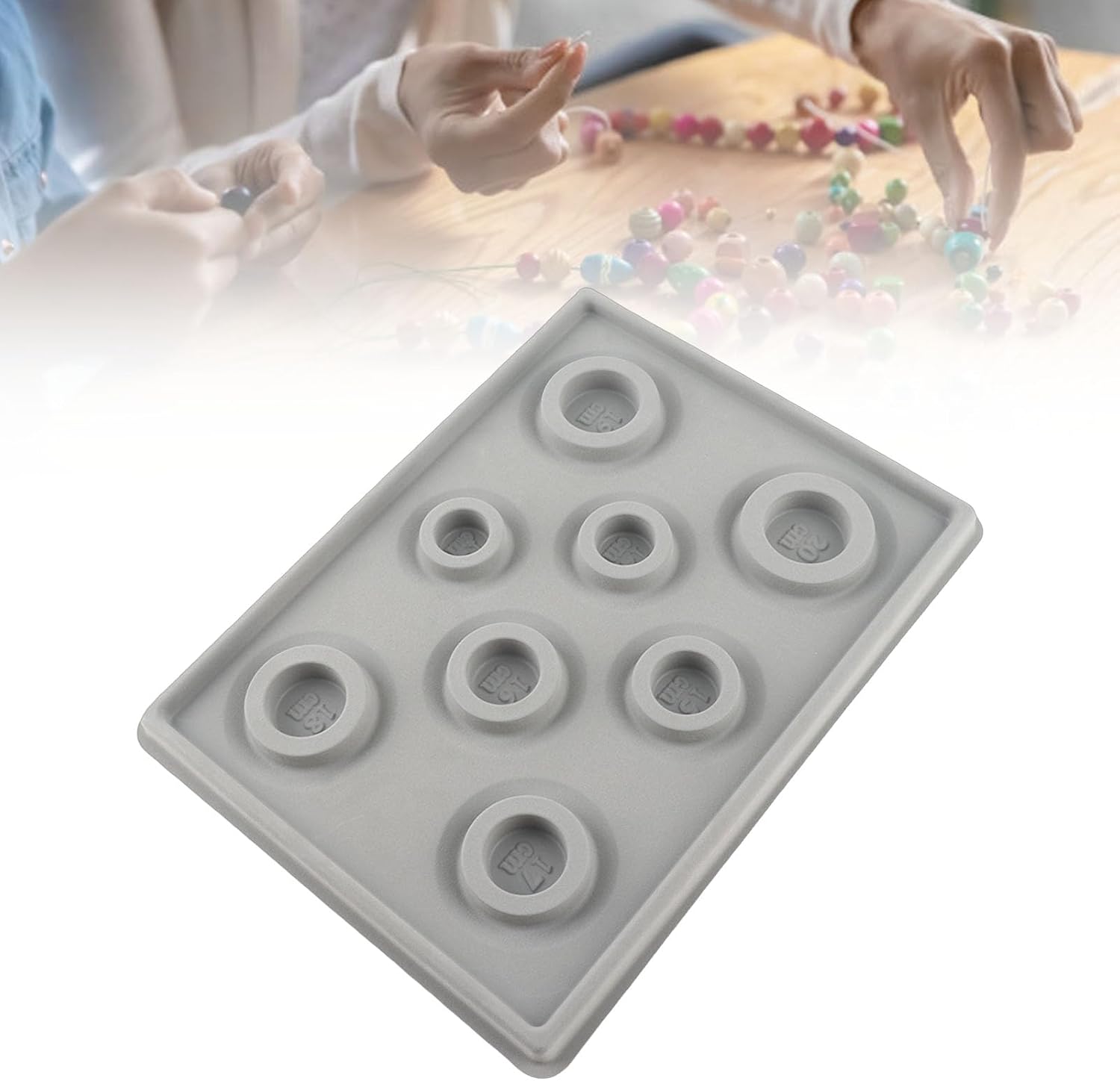 Bead Design Board, Bracelet Design Board for Necklace Bead Jewelry Organizer DIY Jewelry Making Tray