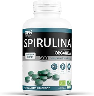 Spirulina orgánica 500mg - 500 comprimidos