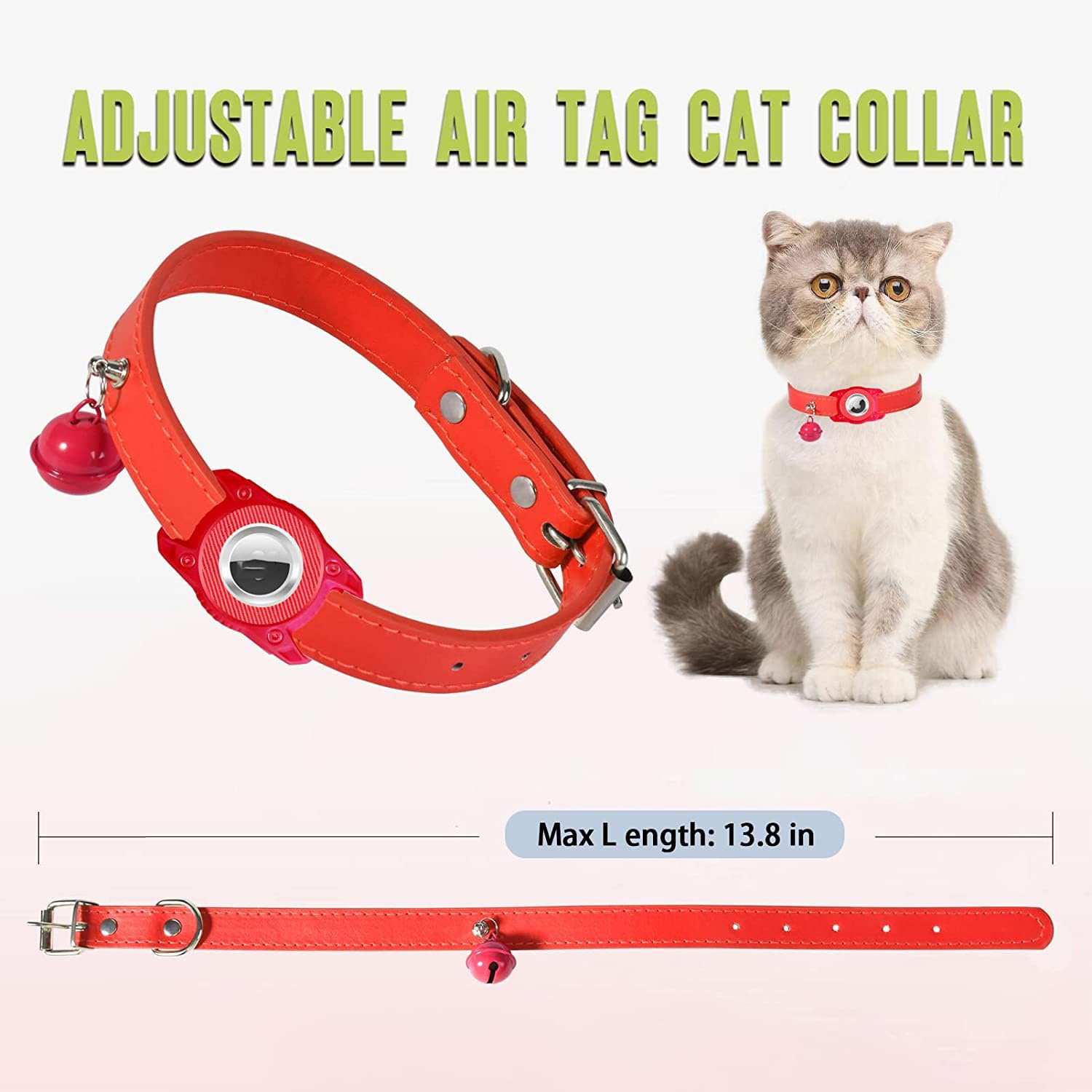 Amazon | 猫首輪 エアタグ Airtag猫首輪 ペット追跡装置 猫用首輪gps