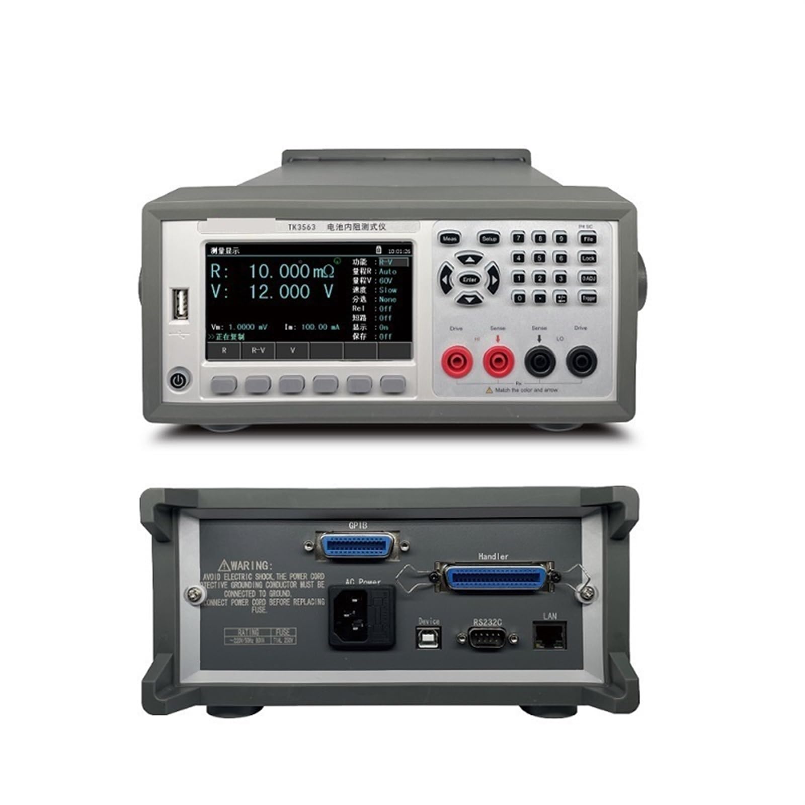 Misuratore di Resistenza Tester Di Carico Elettronico, CC Programmabile TK3563, A Doppio Canale