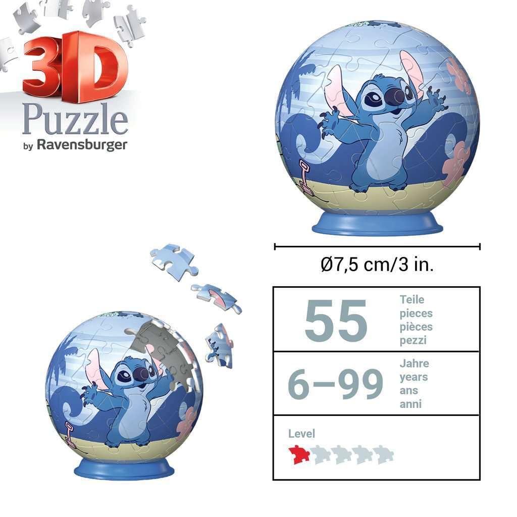 Ravensburger Puzzle 3D Kula: Stitch