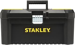 Caja de herramientas Stanley con cierre metálico - 40.6cm x 20.5cm x 19.5cm