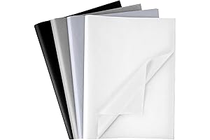 Koogel 112PCS Black White Grey Tissue Paper Bulk: The Perfect Touch of...