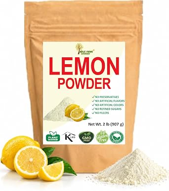 Indus Farms Lemon Juice Powder, Made from Real Lemons, 2 LB