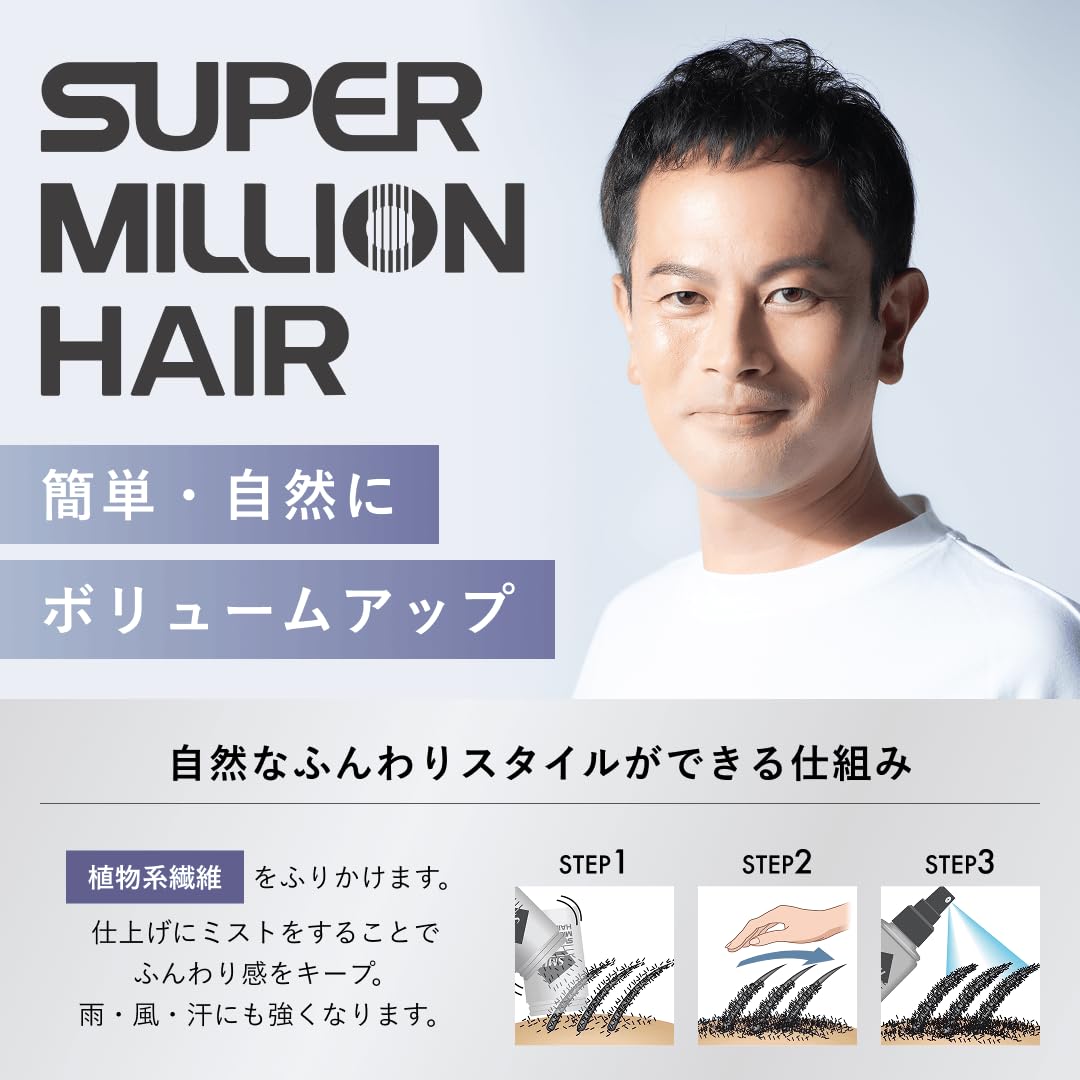 スーパーミリオンヘアーダークブラウン30g薄毛隠し