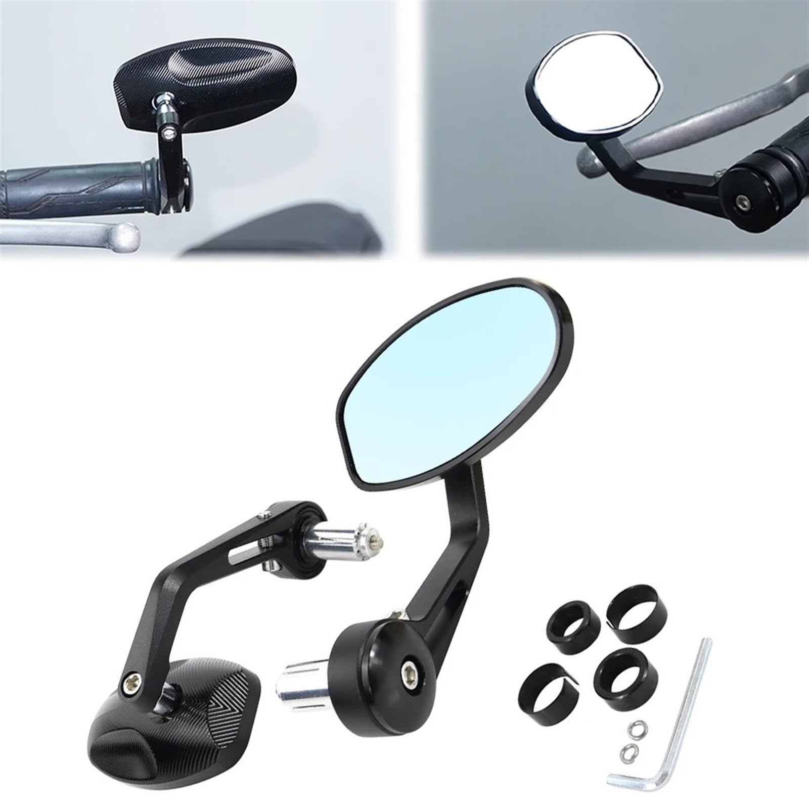 Motociclette Specchietti Laterali Per Triumph Per Daytona Per Tiger Per Street Per Triple R Per Scrambler Per Bonneville Per Thruxton 900 Specchietti Retrovisori Per Manubrio Per Moto Retrovisore moto