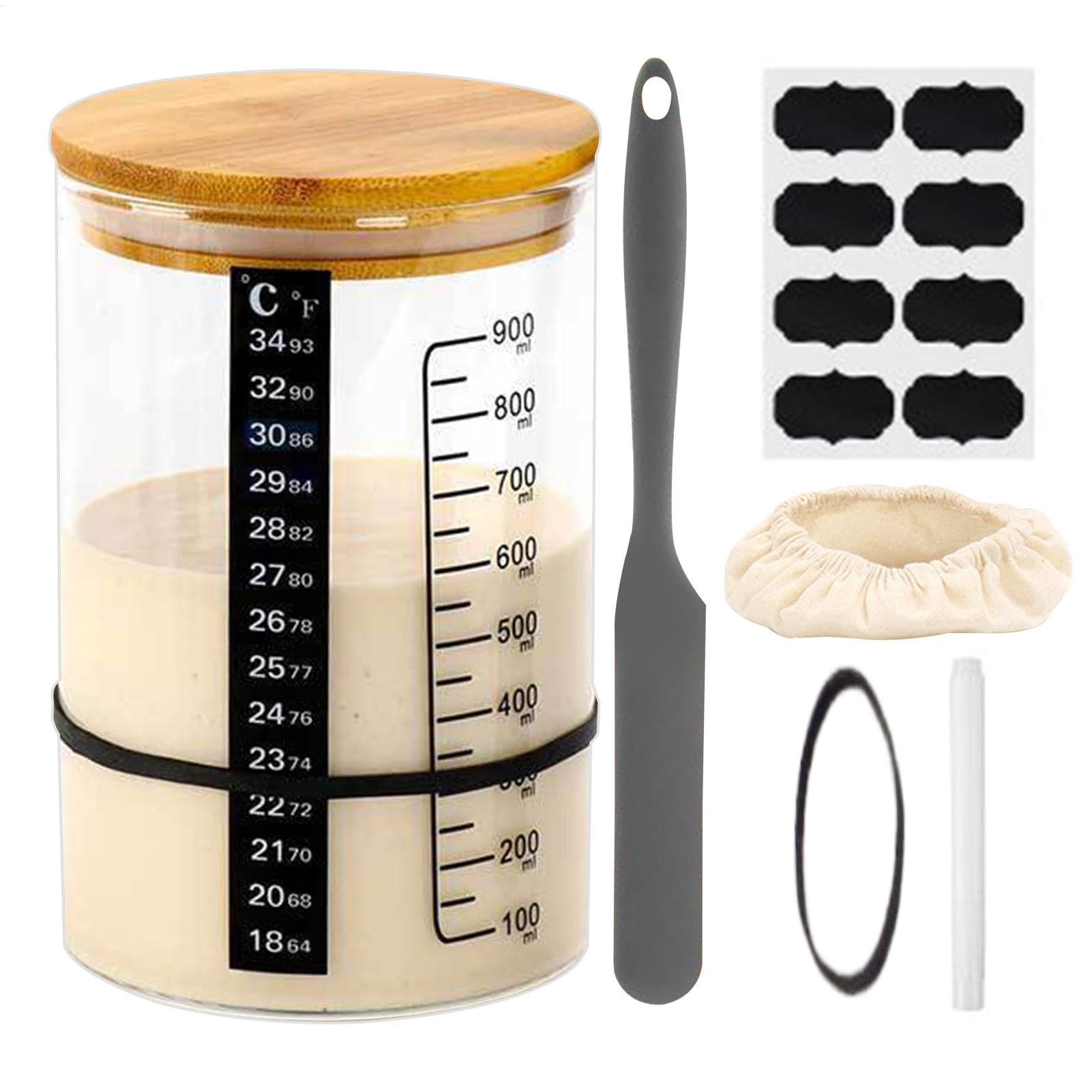 Kit de fermentación de yogur para principiantes que optimiza el cultivo de masa madre