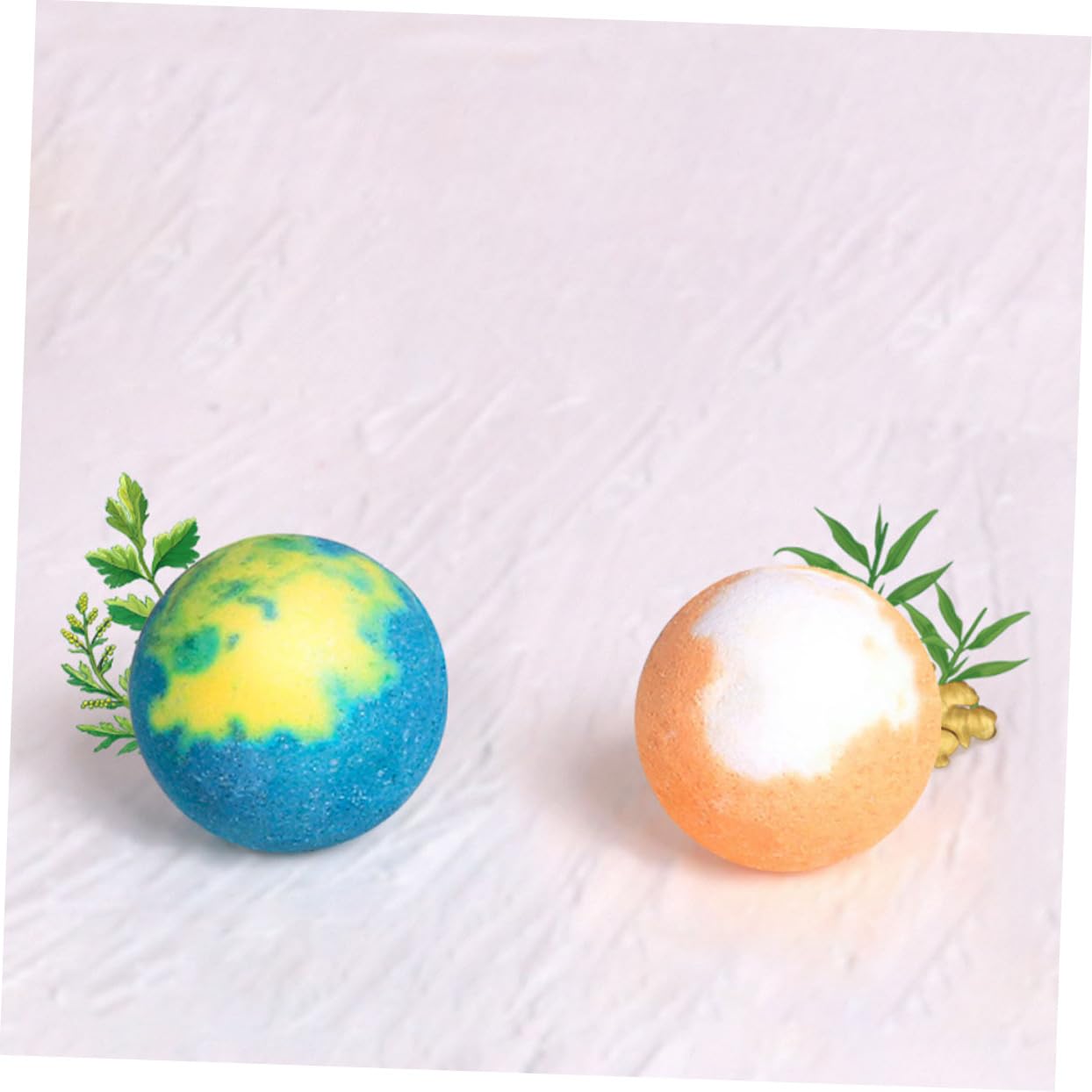 DOITOOL Bathing Salt Balls 6pcs Foot Bath Natural Ingredients Foot Salts for Foot Bath Therapeutic Moisturizing Safe for Skin