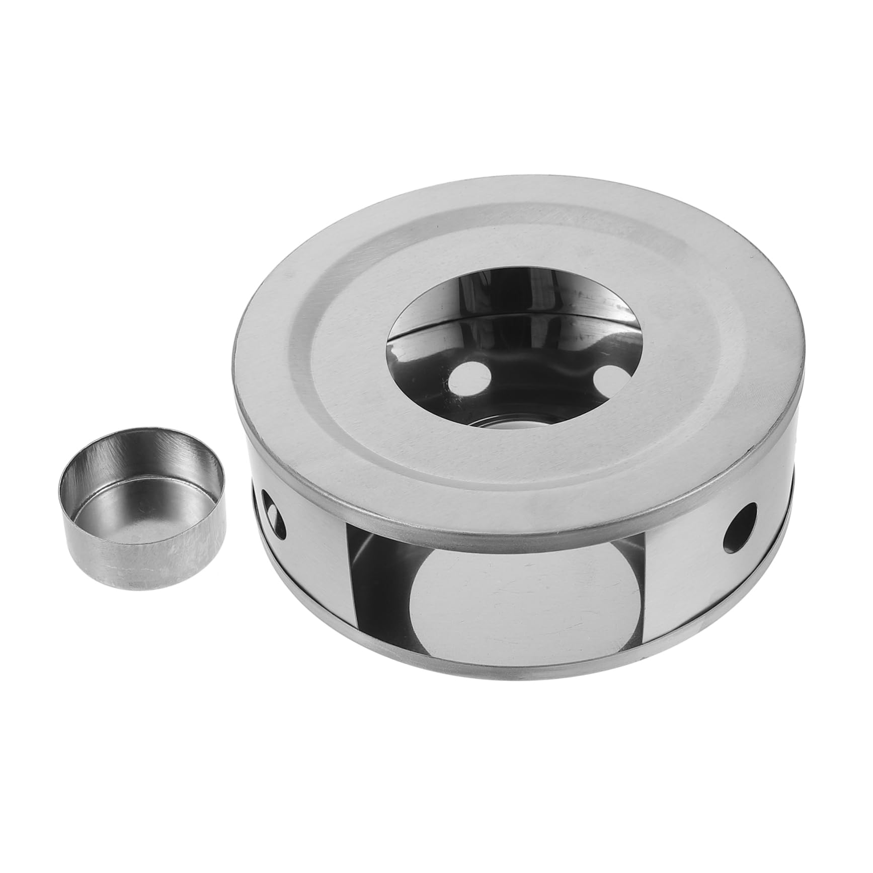 LABRIMP 1pc Teapot Warmer Candle Holder Portable Heat Base for Tea Coffee and Hot Drinks for Home Office and Tea Shops