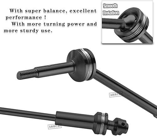 Miniatura 4 de Eje de transmisión de acero inoxidable CVD mejora parte para Ecx 110 2WD Ruckus Axe Brutus Circuit AMP MT AMP DB AMP Crush K&N Torment, ARRCat 2