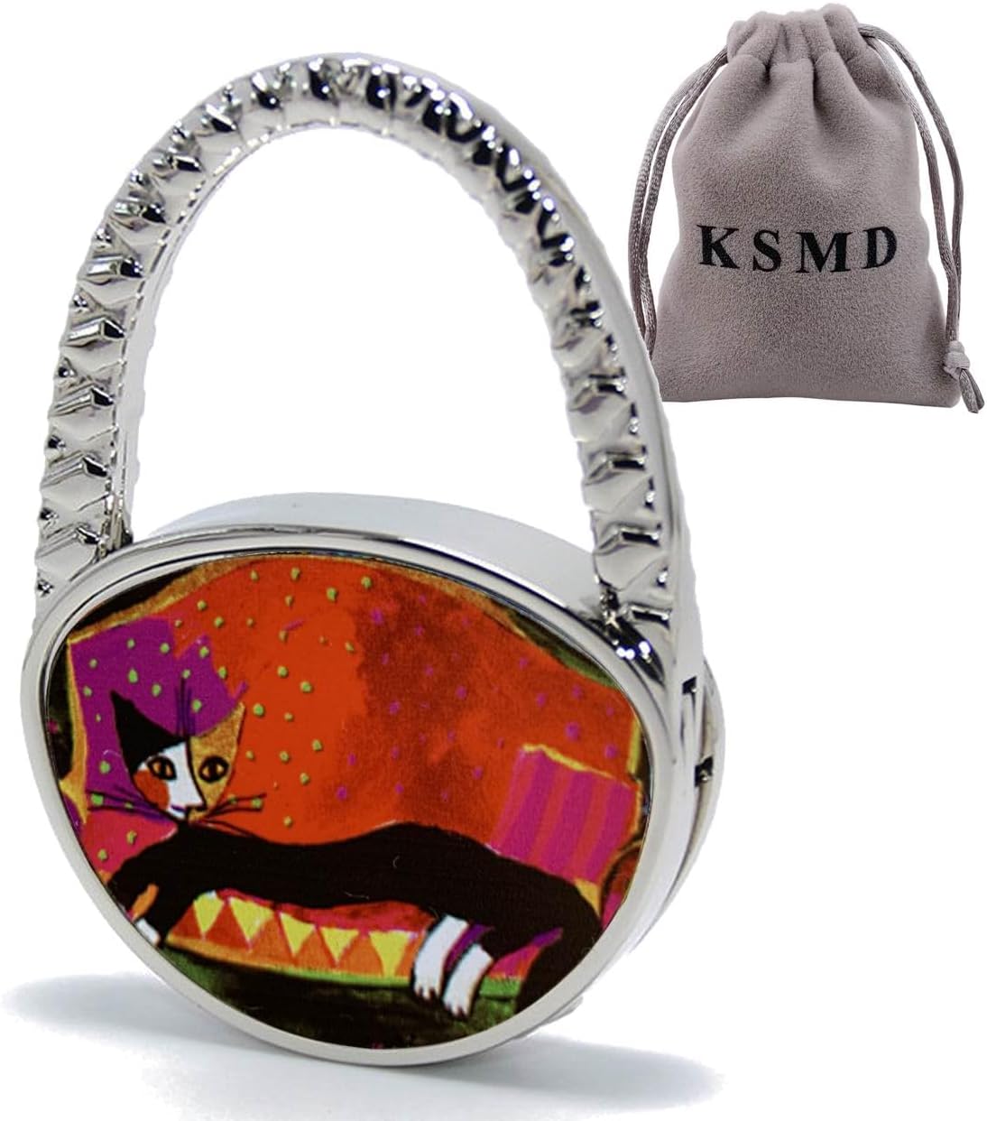 KSMD Animal Design Purse Hooks for Table and Bars,Portable