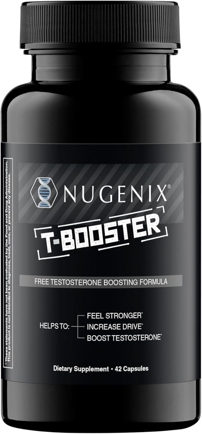 Nugenix T Booster - Free Testosterone Booster Supplement for Men - 42 Count