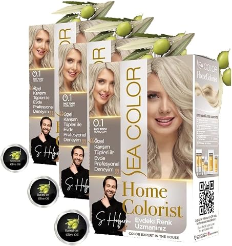 Sea Color Home Colorist Set Saç Boyası 0.1 İnci Tozu Pearl Glım (3 paketi)