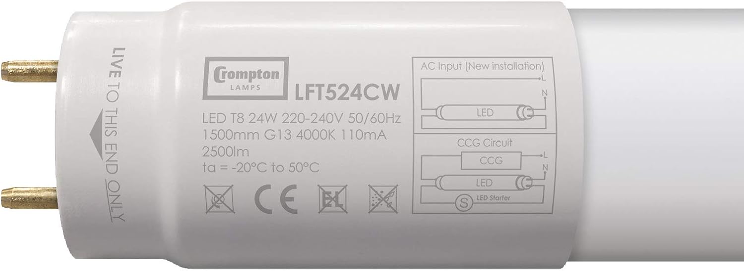 Crompton 24 watt led tube light price Clearance