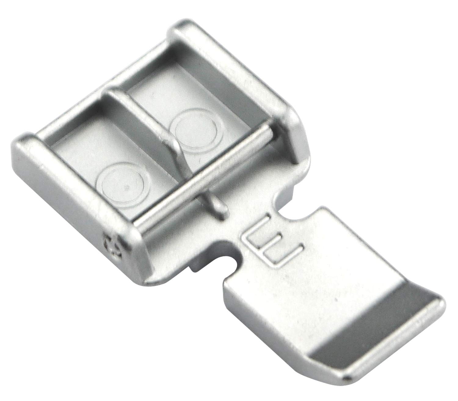 DREAMSTITCH 829801002 Snap On Zipper Presser Foot (E) Top Load 7 mm for Janome (Newhome),Babylock,Elna,Kenmore,Necchi,Pfaff,Viking - 7306E