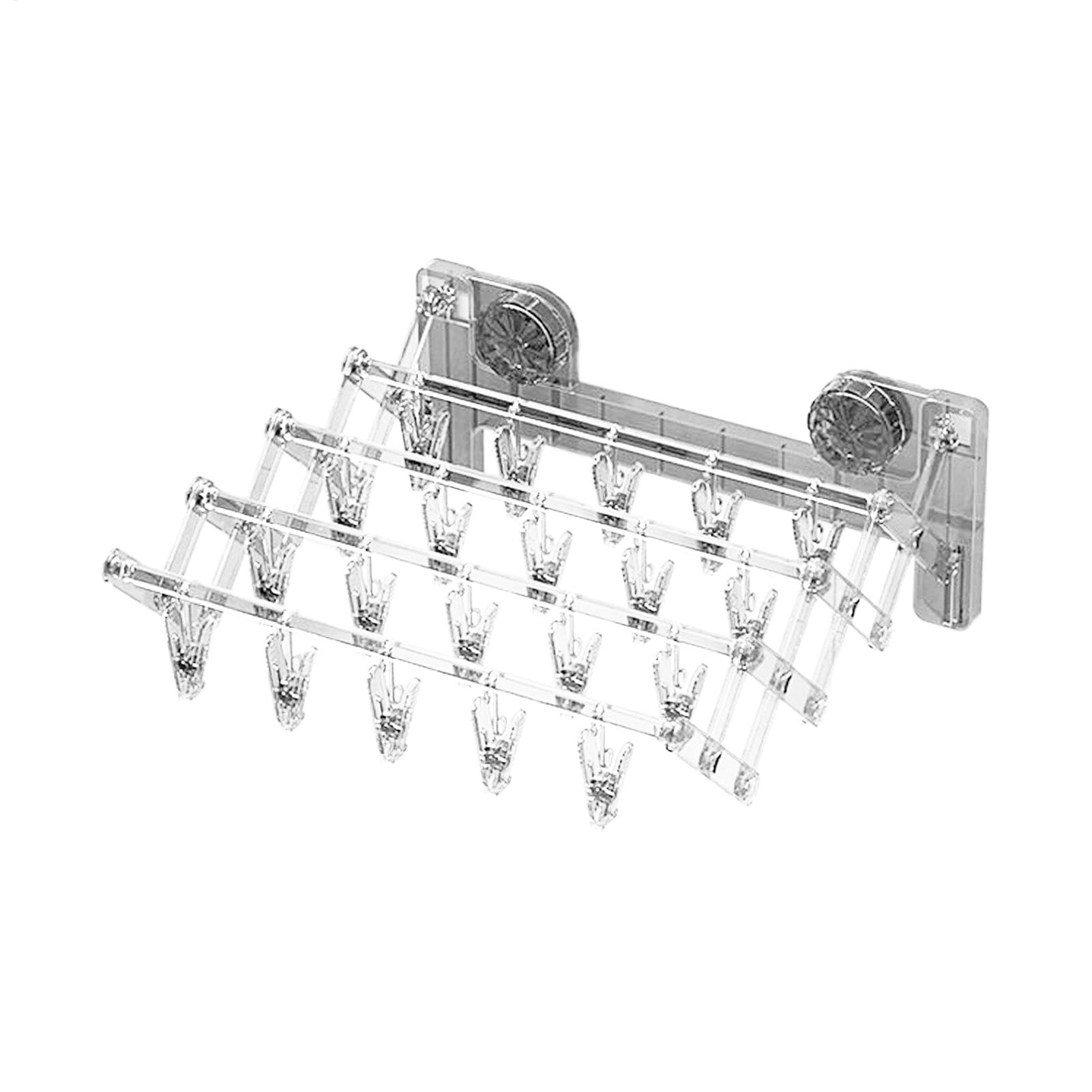 Étendoir à chaussettes ventouse suspendu linge balcon intérieur compact