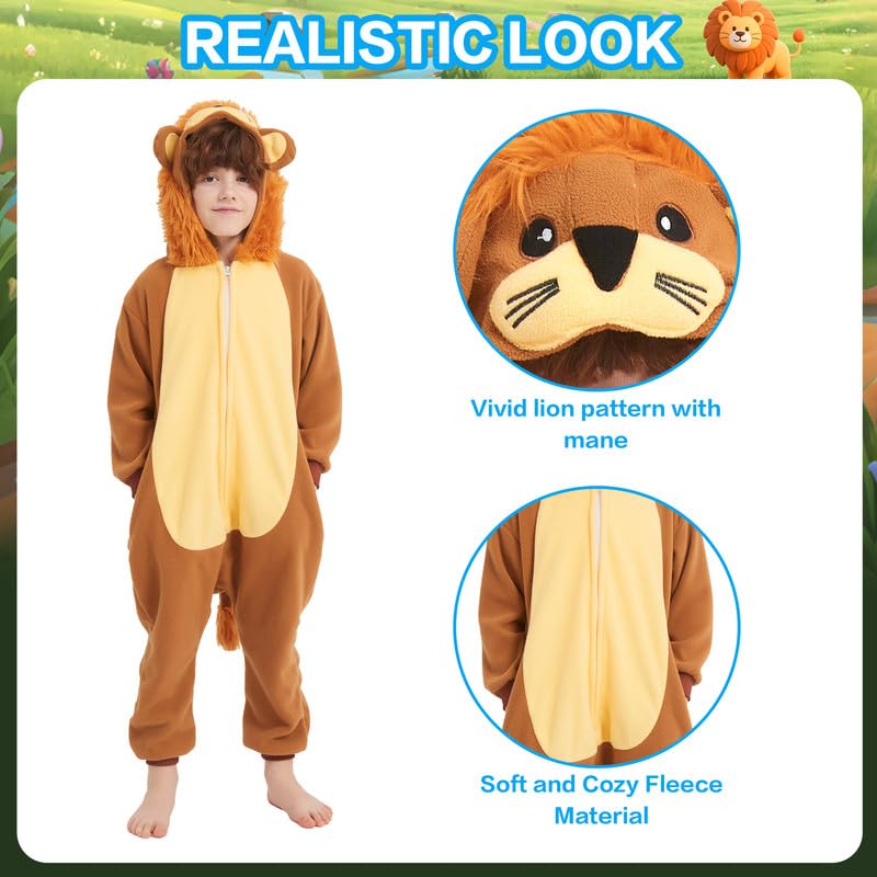 Pyjama avec Queue, Grenouillère Animale, Combinaison, Peignoir, Déguisement Cosplay, Halloween Carnaval Fête