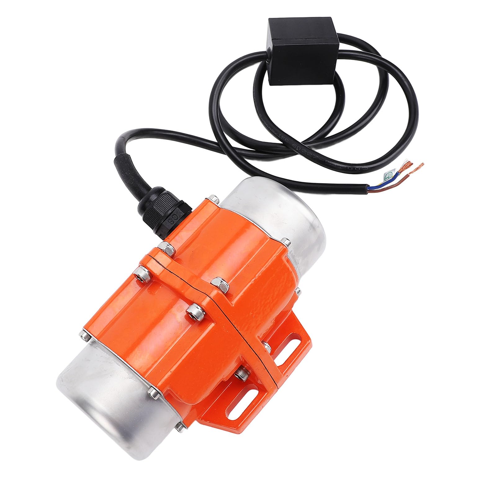 KIMISS Motor de Vibración de Hormigón de 3000 RPM, Eléctrico de Aleación de Aluminio Ligero para Mesas Agitadoras y Tamices, Diseño IP65 sin Ruido (80W)